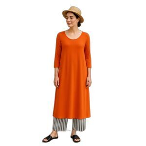 Altar’d state midi length FALL pumpkin patch ORANGE SIZE LARGE lagenlook